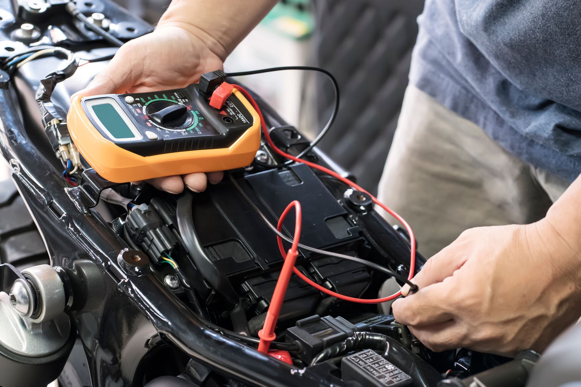 Réparation d'un moto électrique