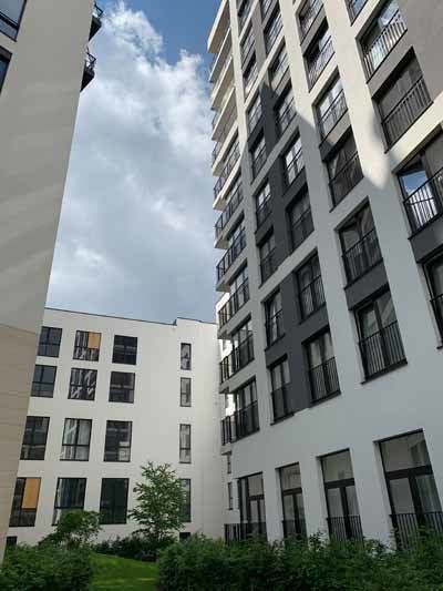 Schilderwerken appartementencomplex