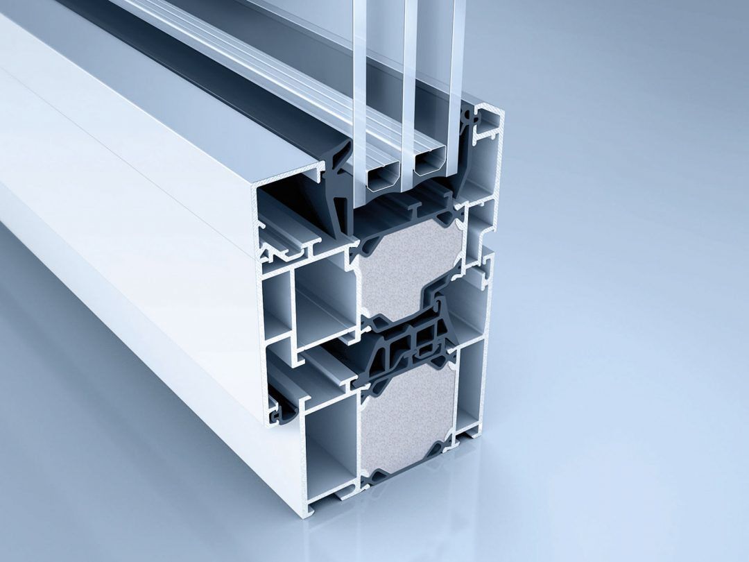 eine Nahaufnahme eines Fensterrahmens auf einem Tisch - Aluminium-Fenster und Aluminium-Türen - eingebaut von BAUSON GmbH aus Gräfenhainichen