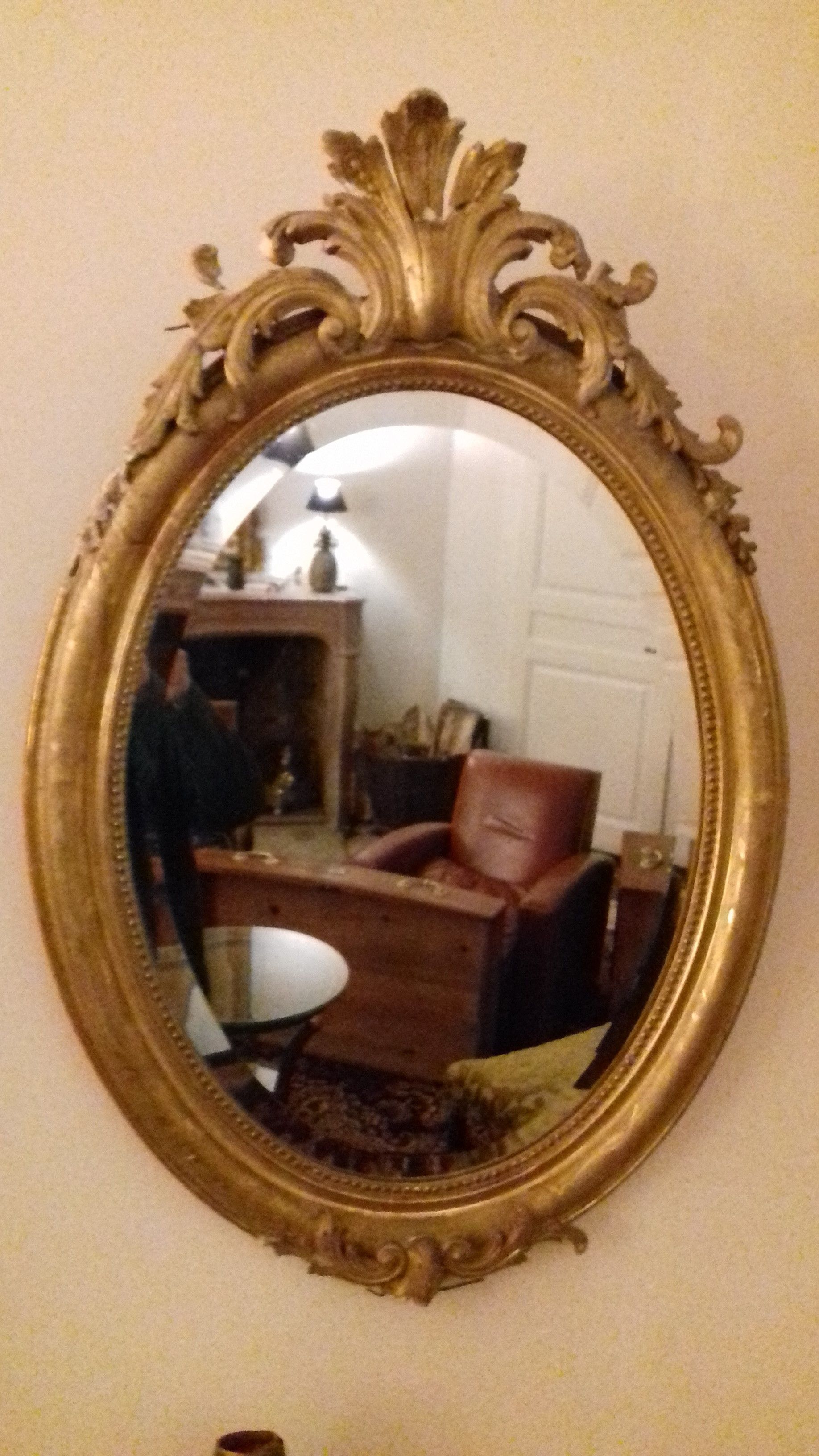 Miroir avec moulures