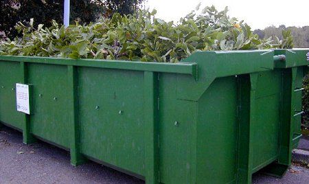 Benne déchets verts