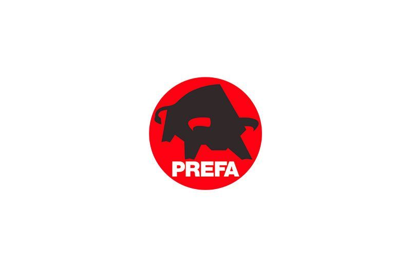 Logo Prefa, Partnerfirma von Dachdeckerbetrieb Soeren Zeh