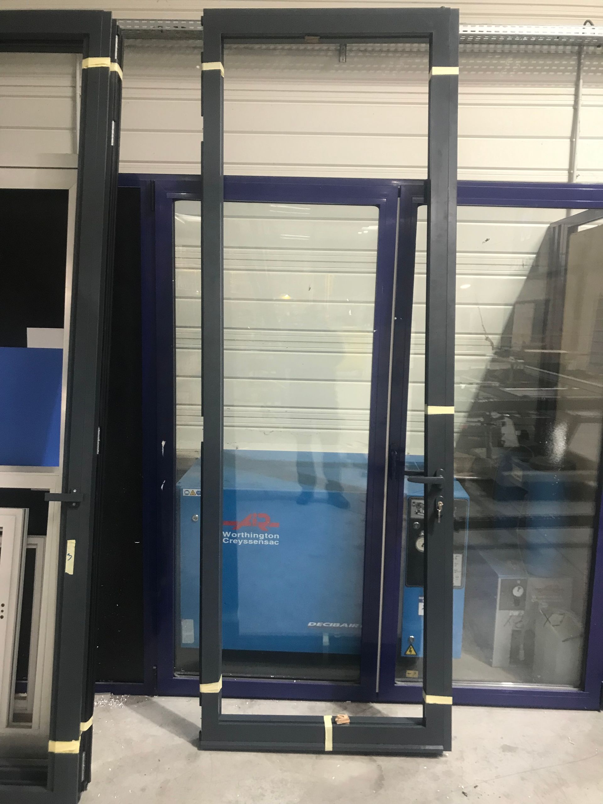 Baie vitrée en aluminium