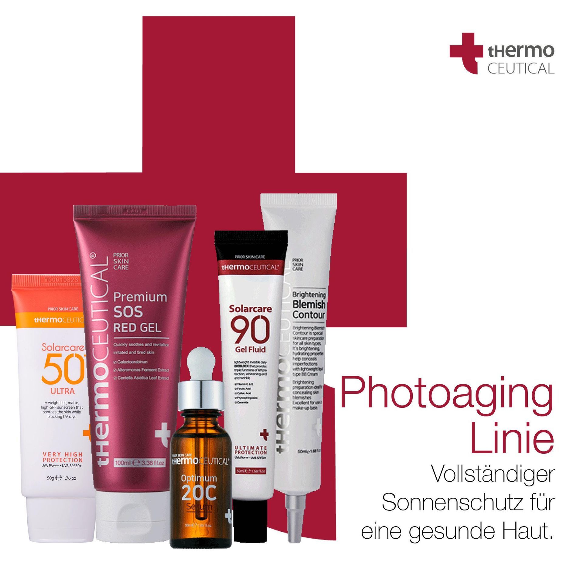 Ein Poster für die thermoklinische Photoaging-Linie
