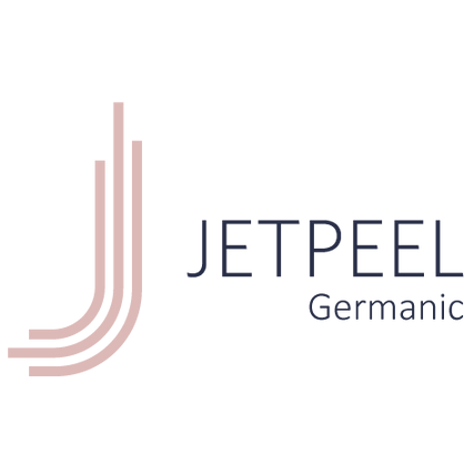 Ein Logo für eine Firma namens Jetpeel Germanic