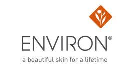 Das Logo für Environ ist eine schöne Haut fürs Leben.