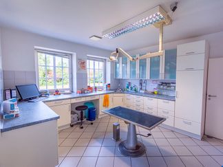 Tierarztpraxis Reichling, Behandlungsraum vom Fachtierarzt im Kreis Kleve
