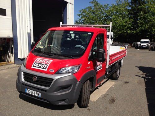 Marquage de camion Brico Dépôt