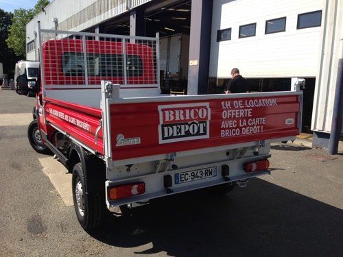Marquage de camion Brico Dépôt