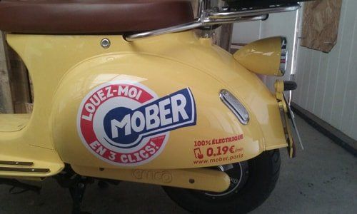 Marquage de scooter