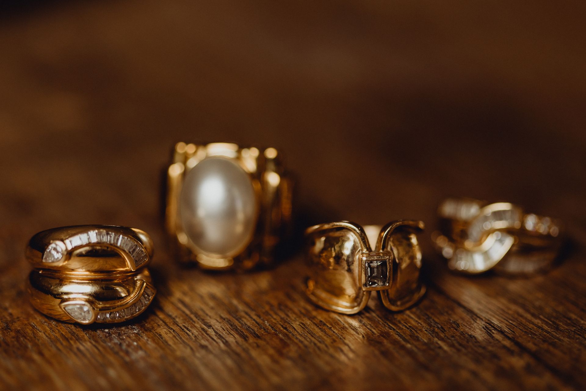 Bagues vintage et prestigieuses en or