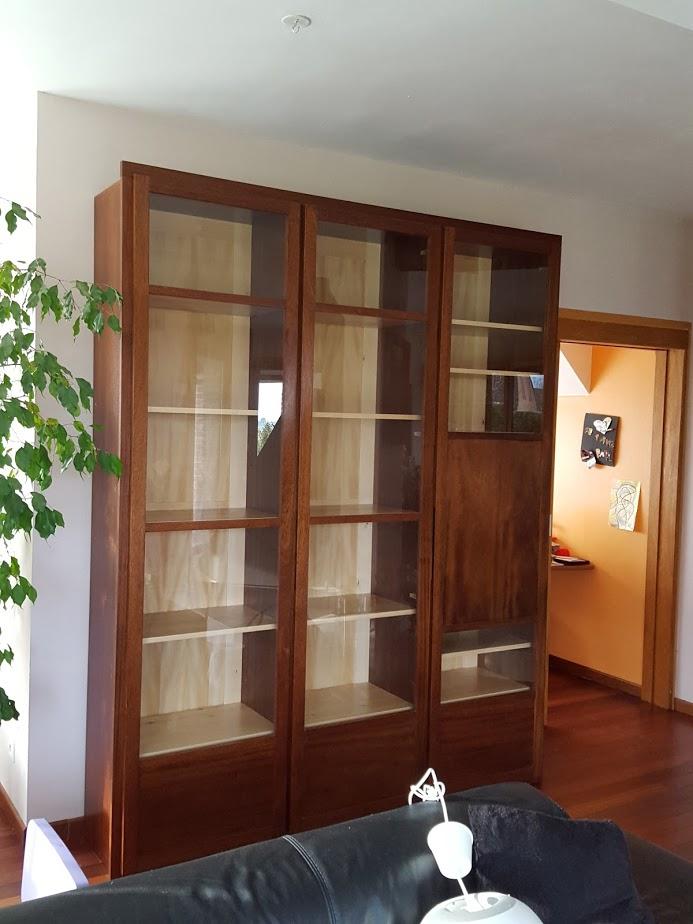 Bibliothèque acajou