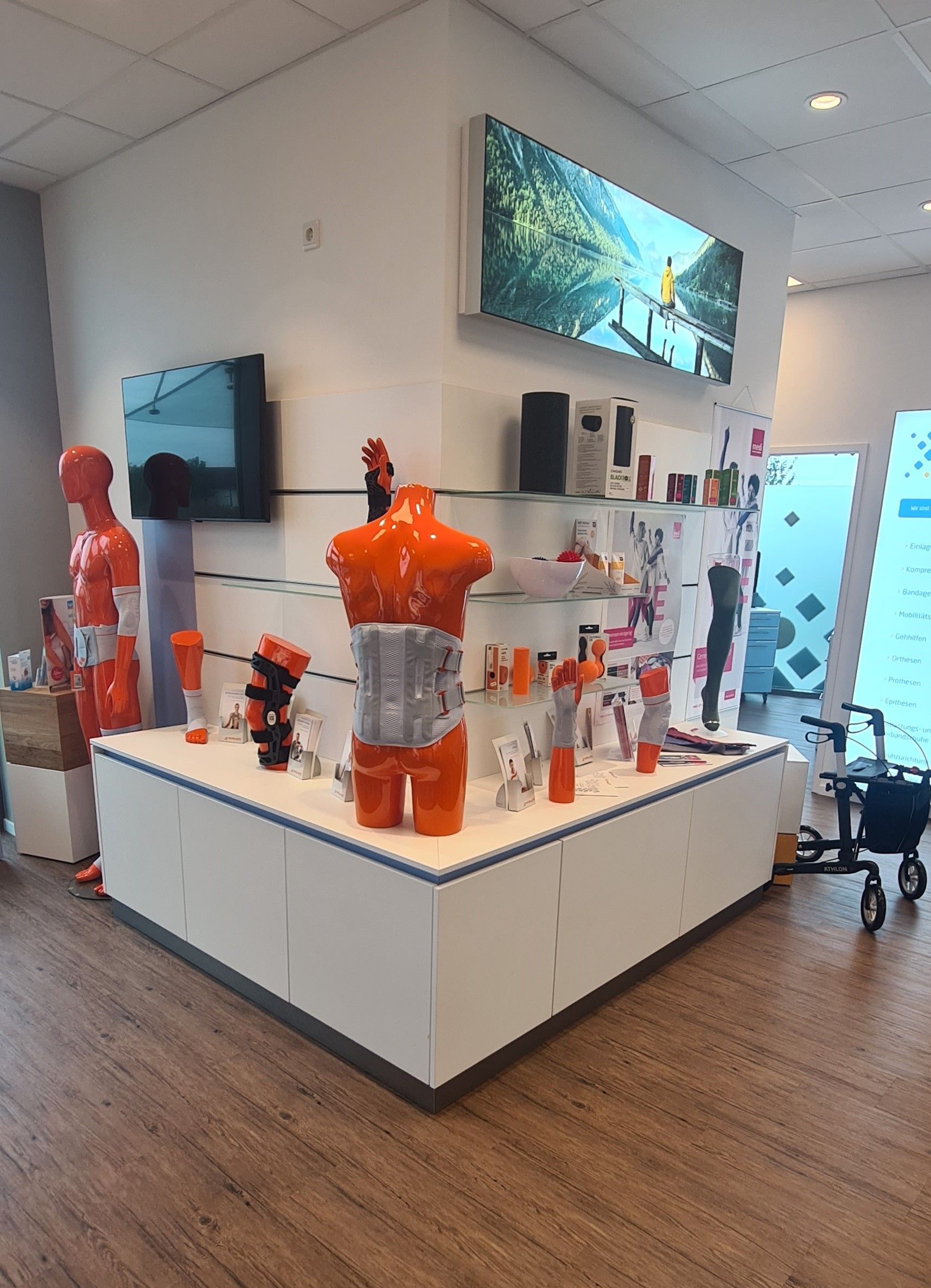 Innenansicht vom Sanitätshaus von OTec in Geisenfeld