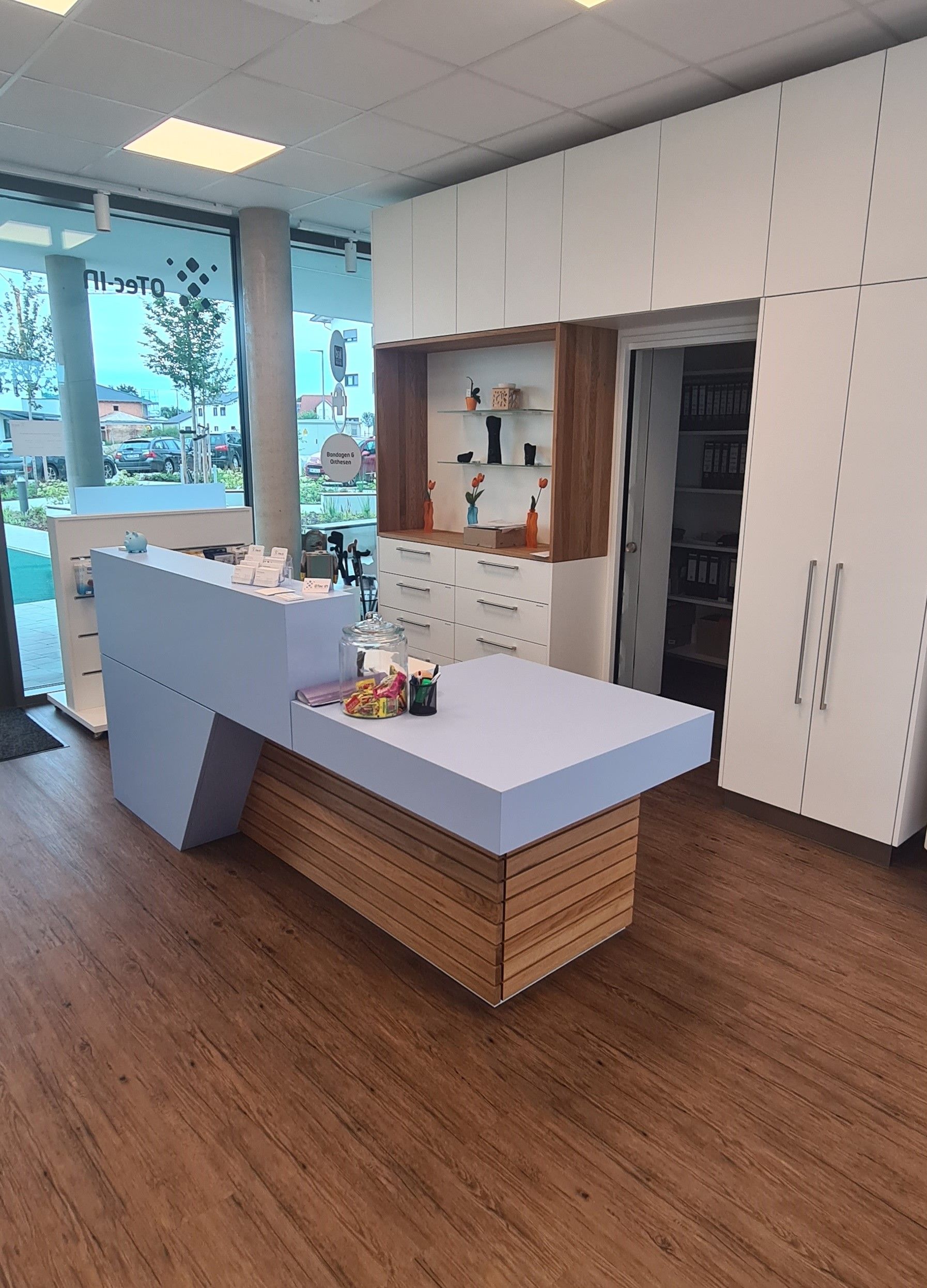 Innenansicht vom Sanitätshaus von OTec in Geisenfeld