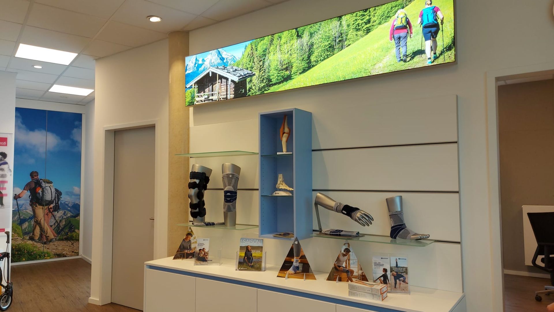 Innenansicht vom Sanitätshaus von OTec in Geisenfeld