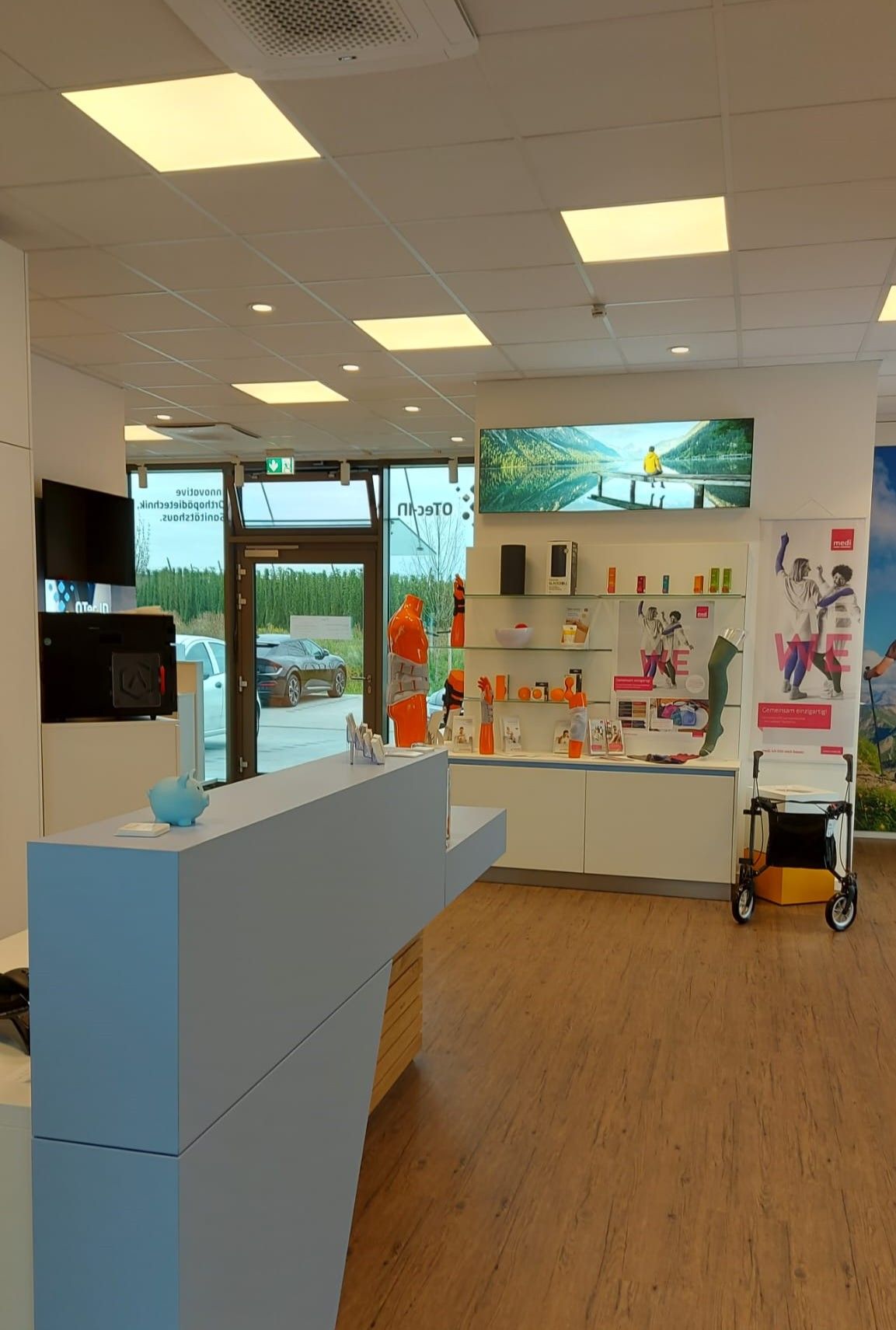 Innenansicht vom Ladenlokal von OTec in Geisenfeld