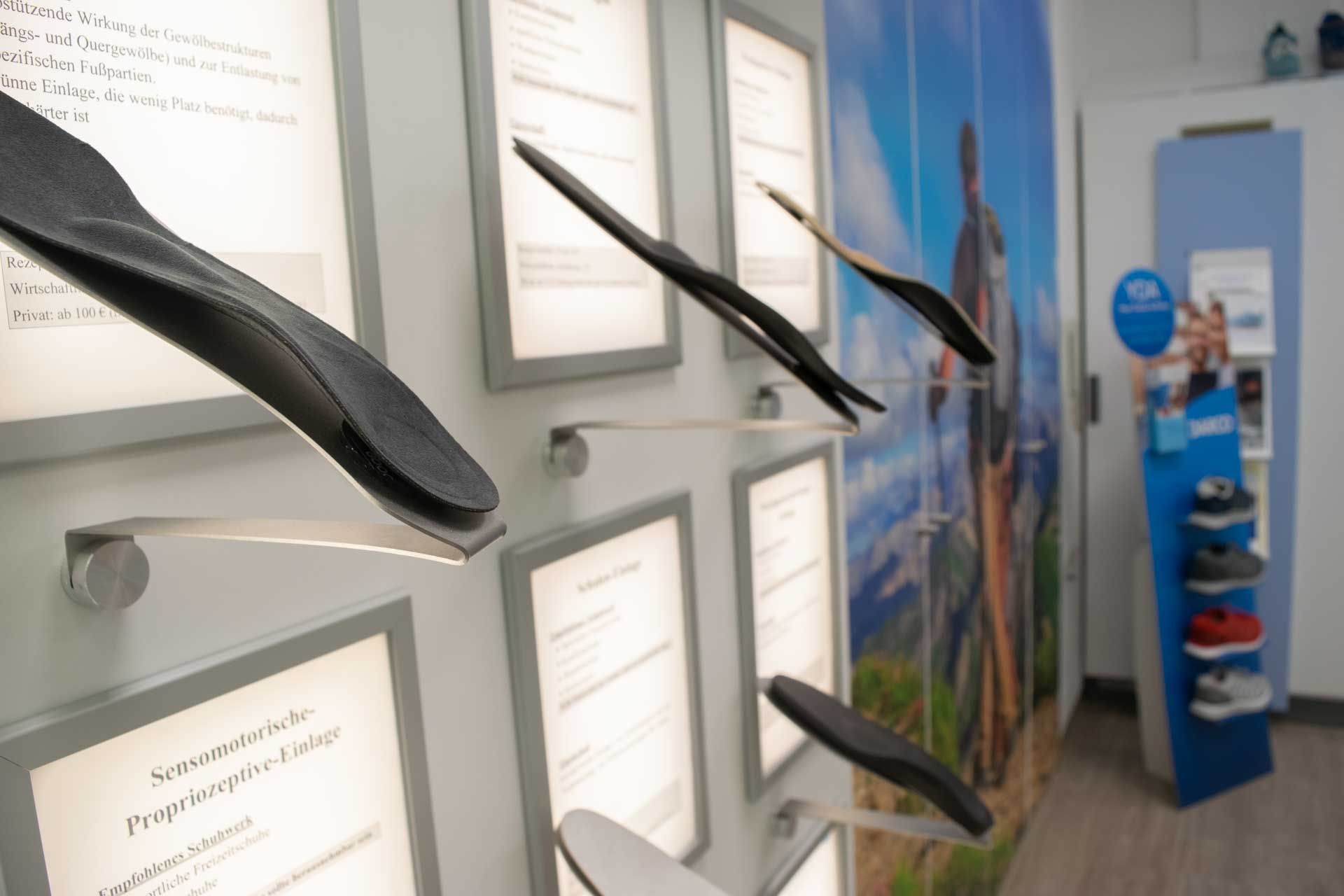 Orthopädische Einlegesohlen für Schuhe