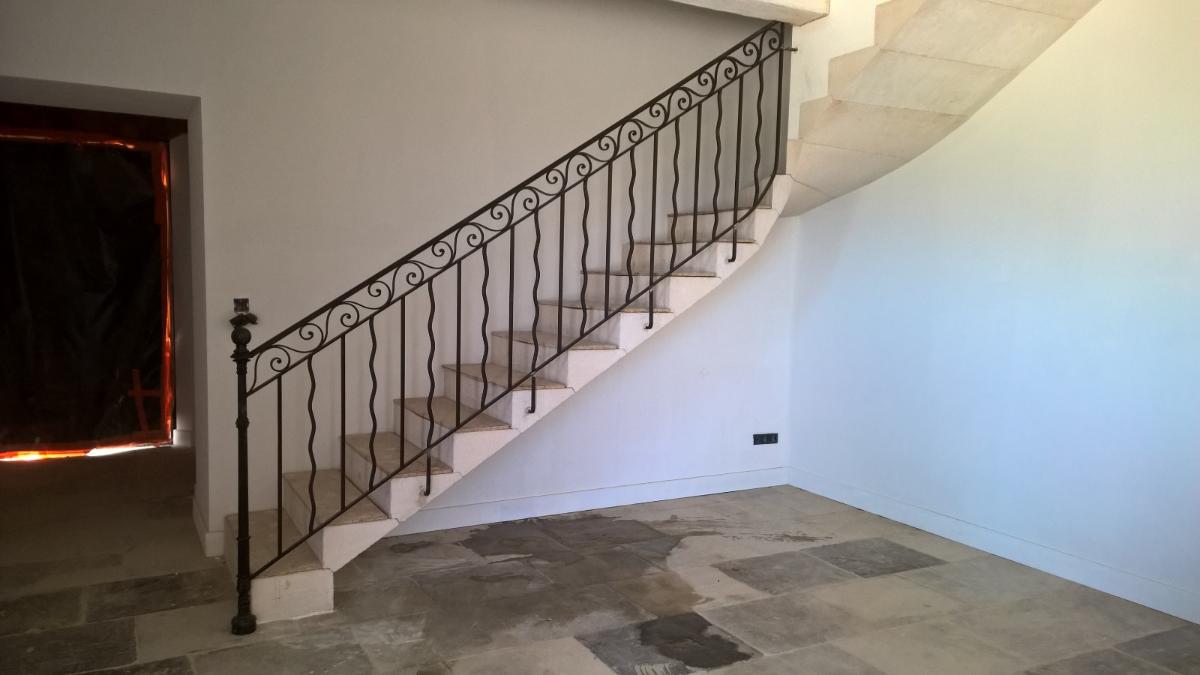 Ferronnerie d'art - Rampe escalier