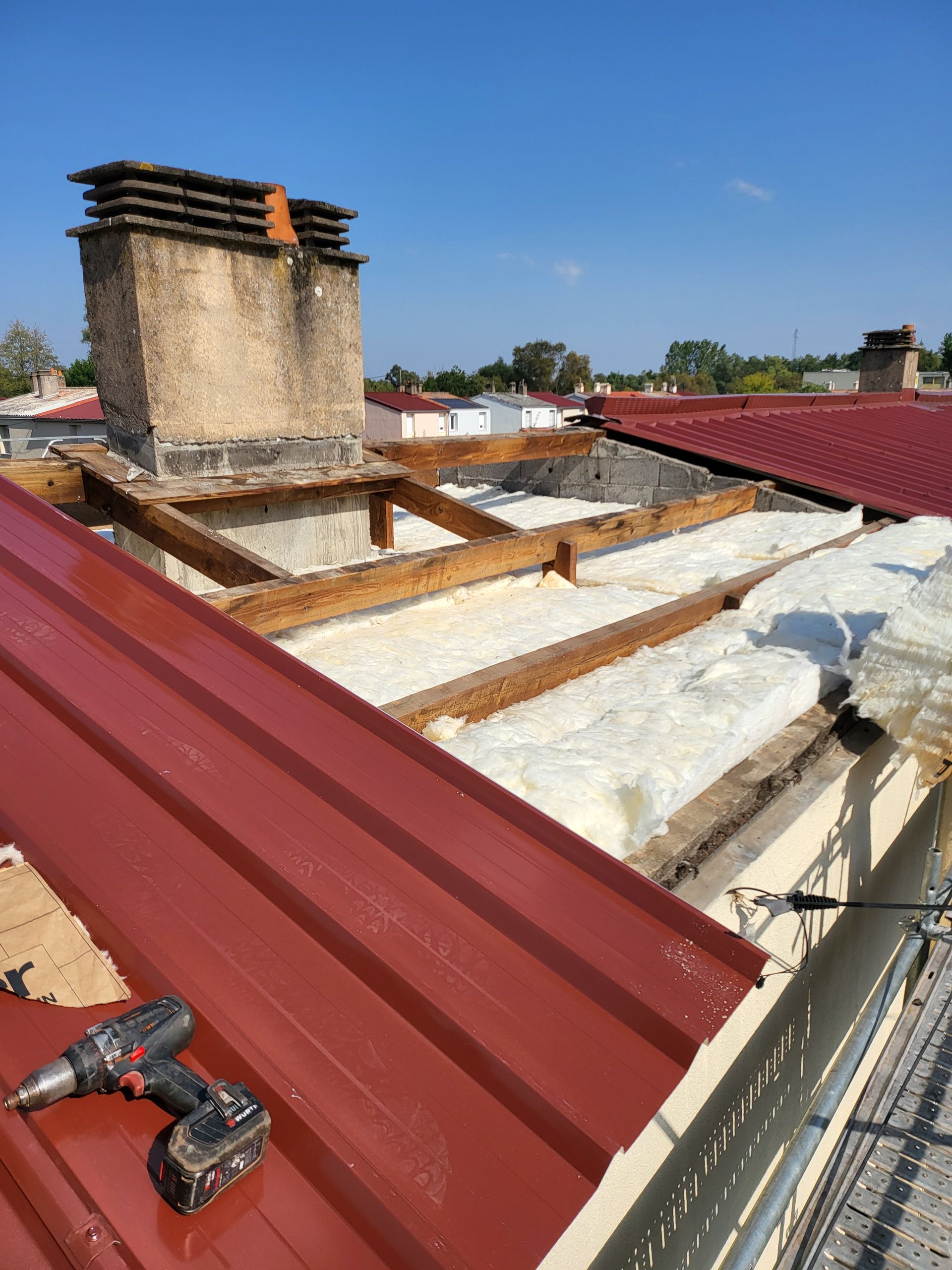 Isolation de toiture par l'extérieur