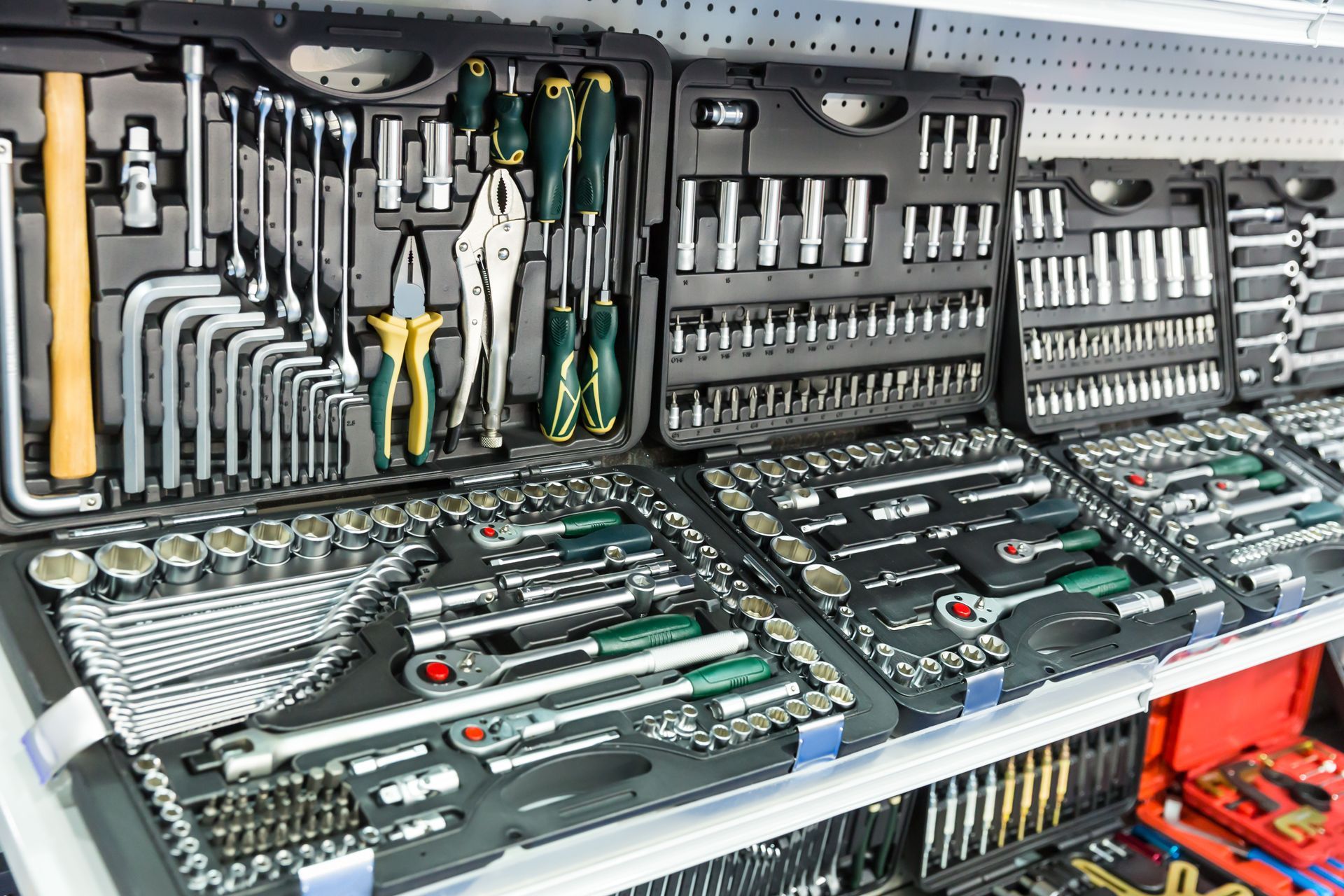 Présentation de caisse à outils