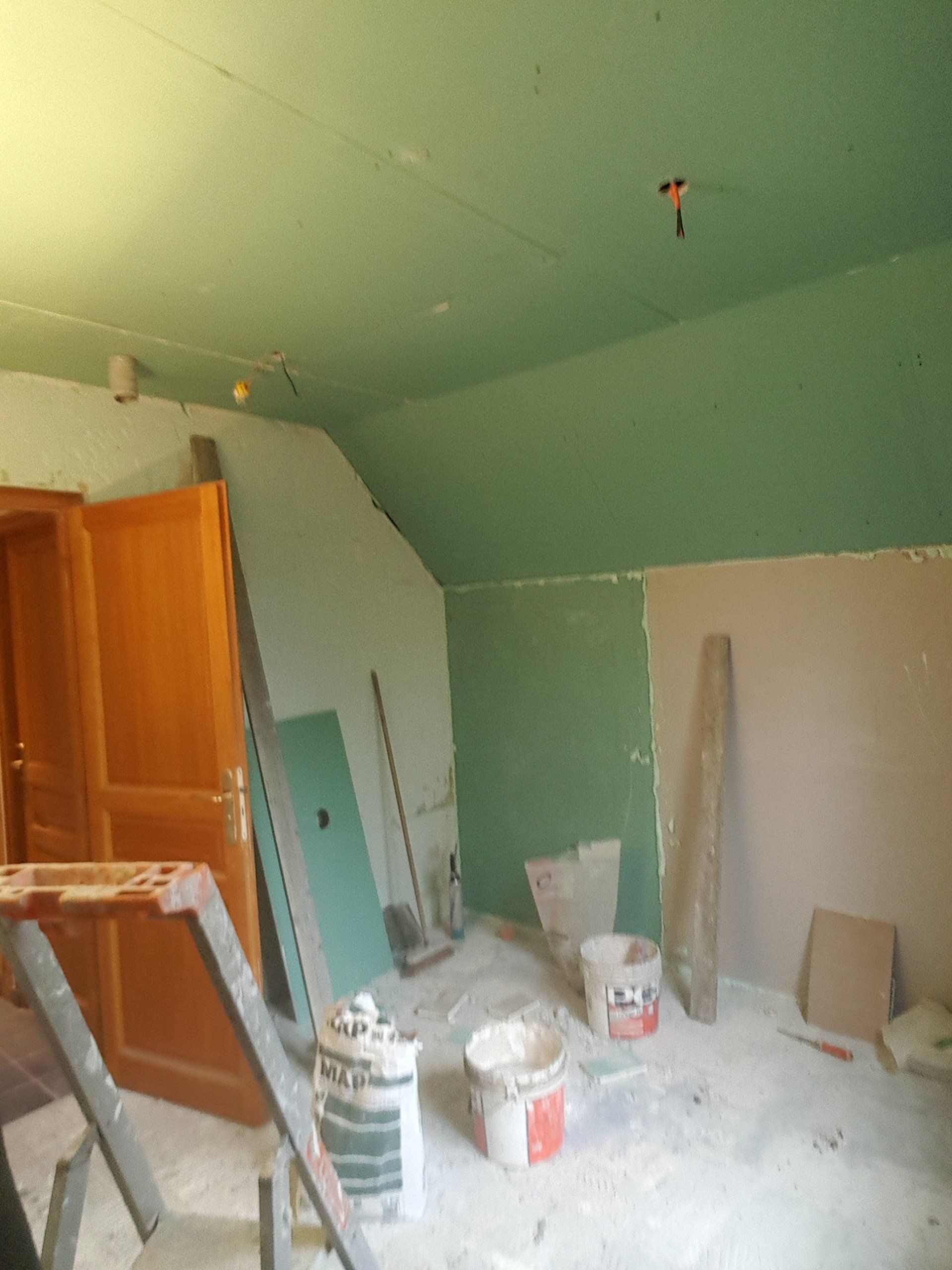 Préparation de la pièce