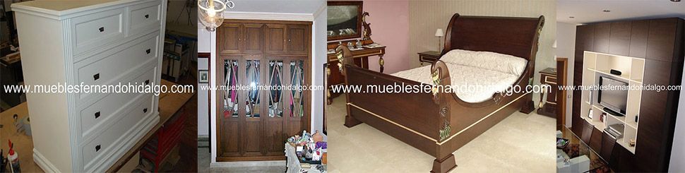 Un dormitorio con cama, cómoda y armario.