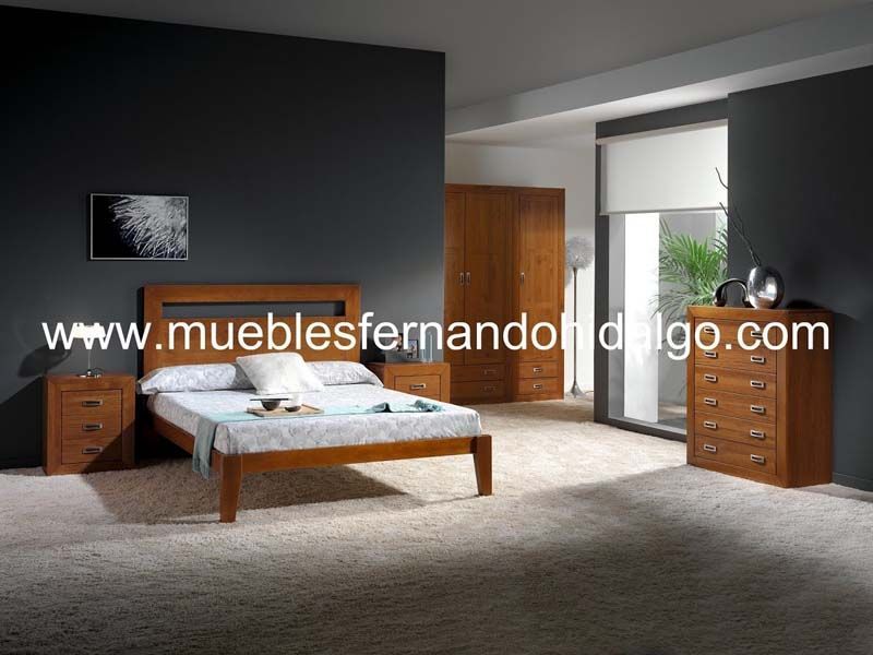 Un dormitorio con la web www.mueblesfernandodigo.com