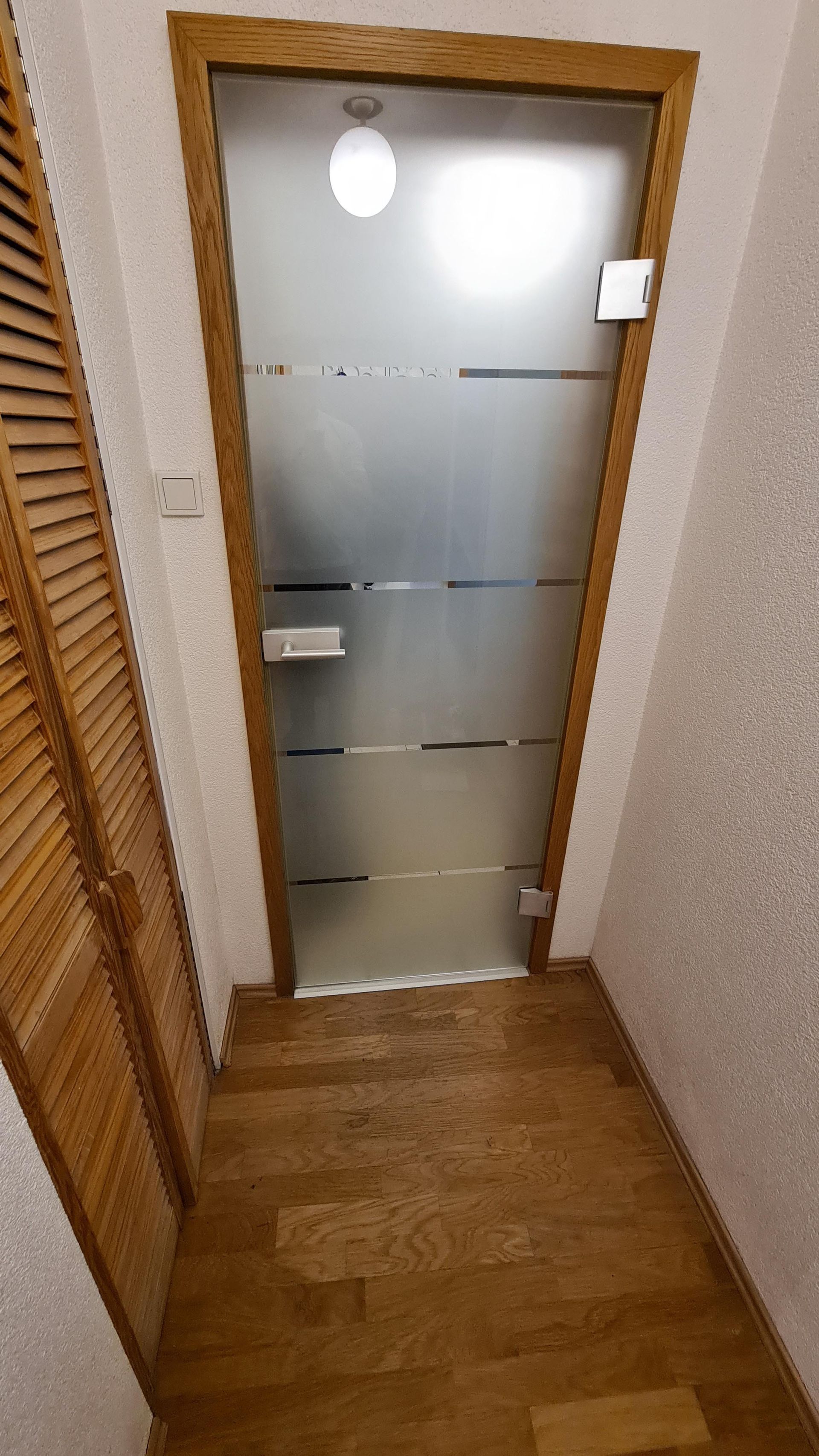 Glastür, Flur