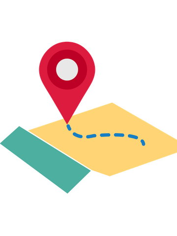 Un point sur une carte