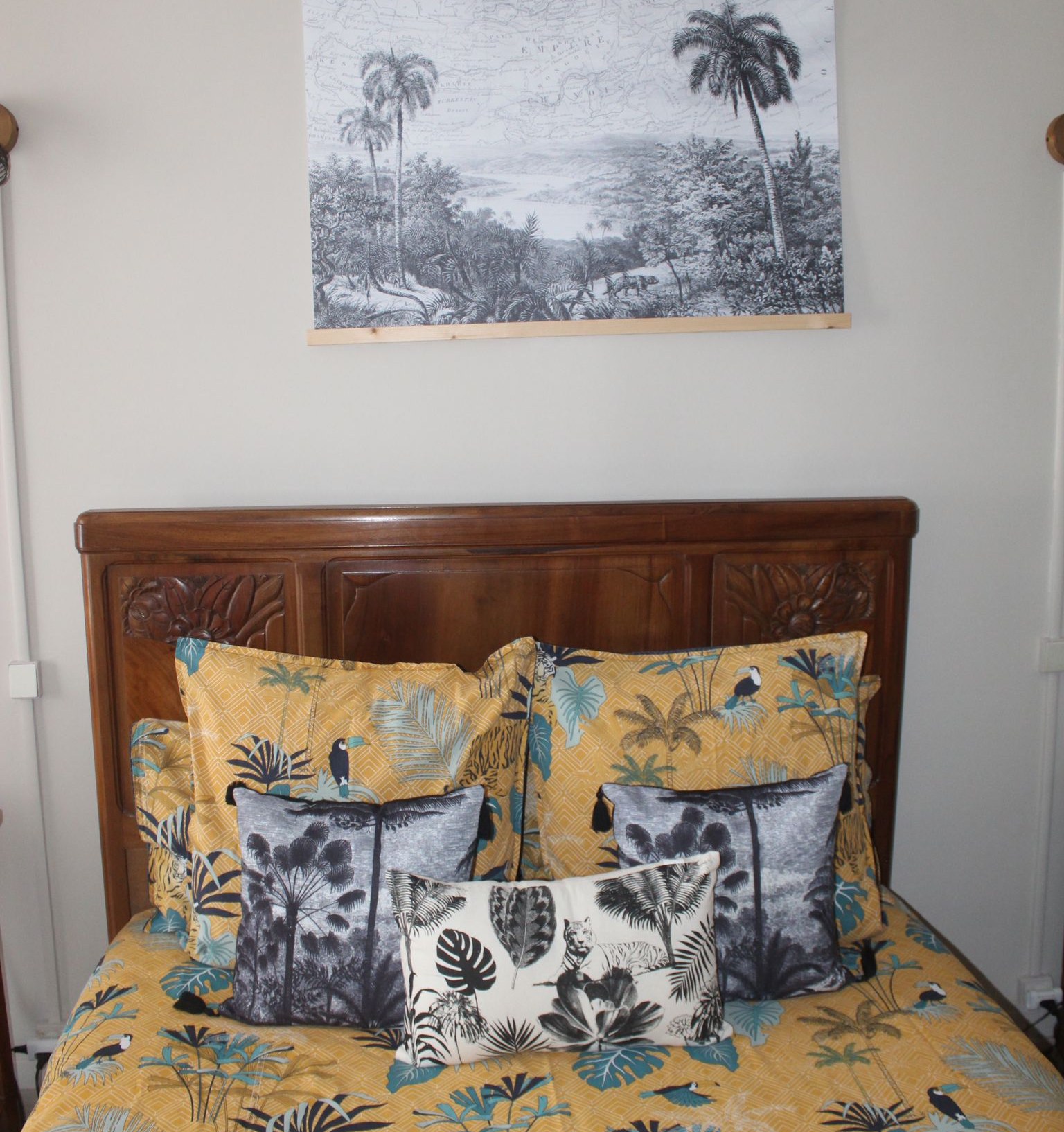 Une chambre dans le gîte