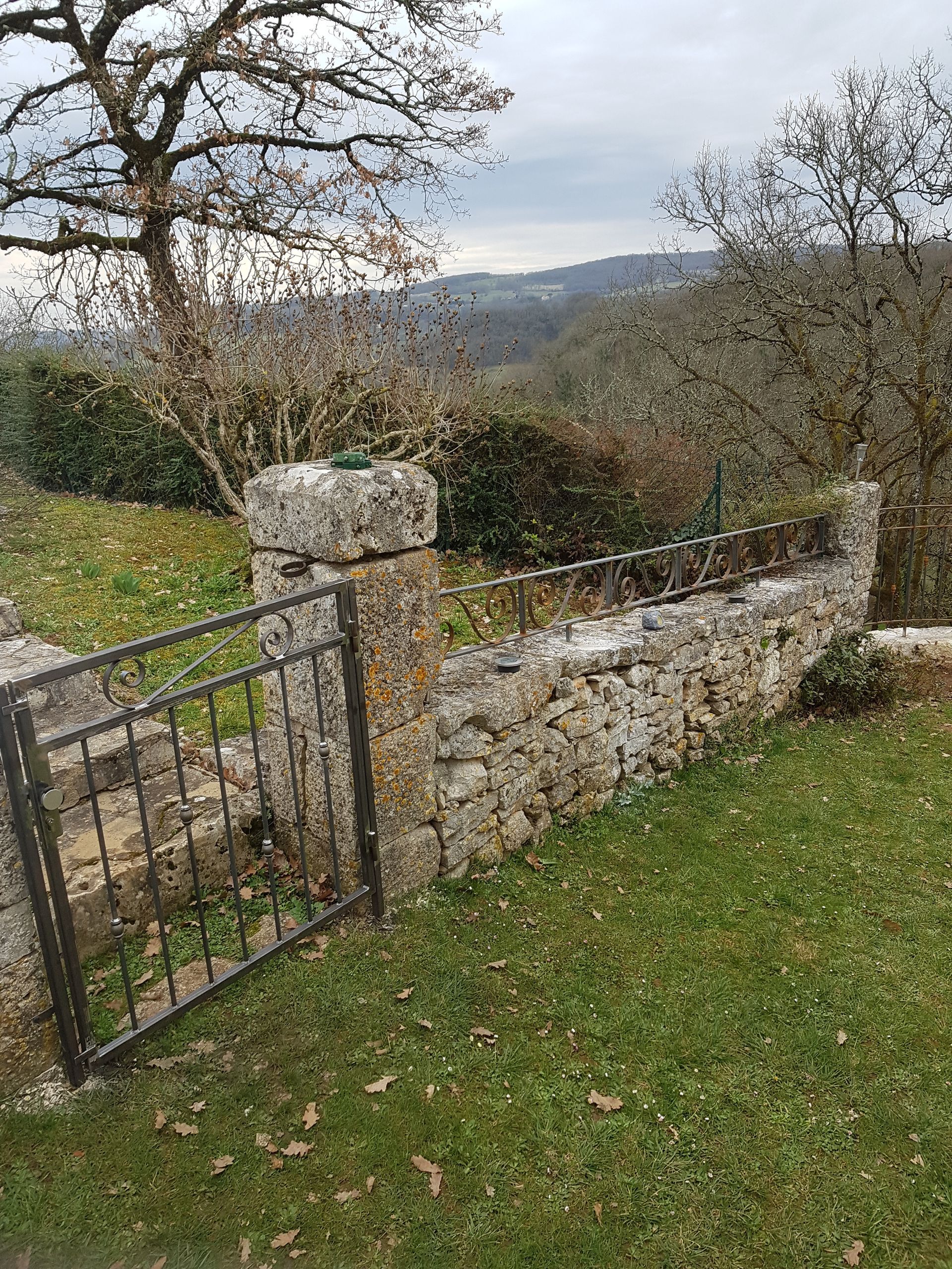 Garde-corps d'un jardin