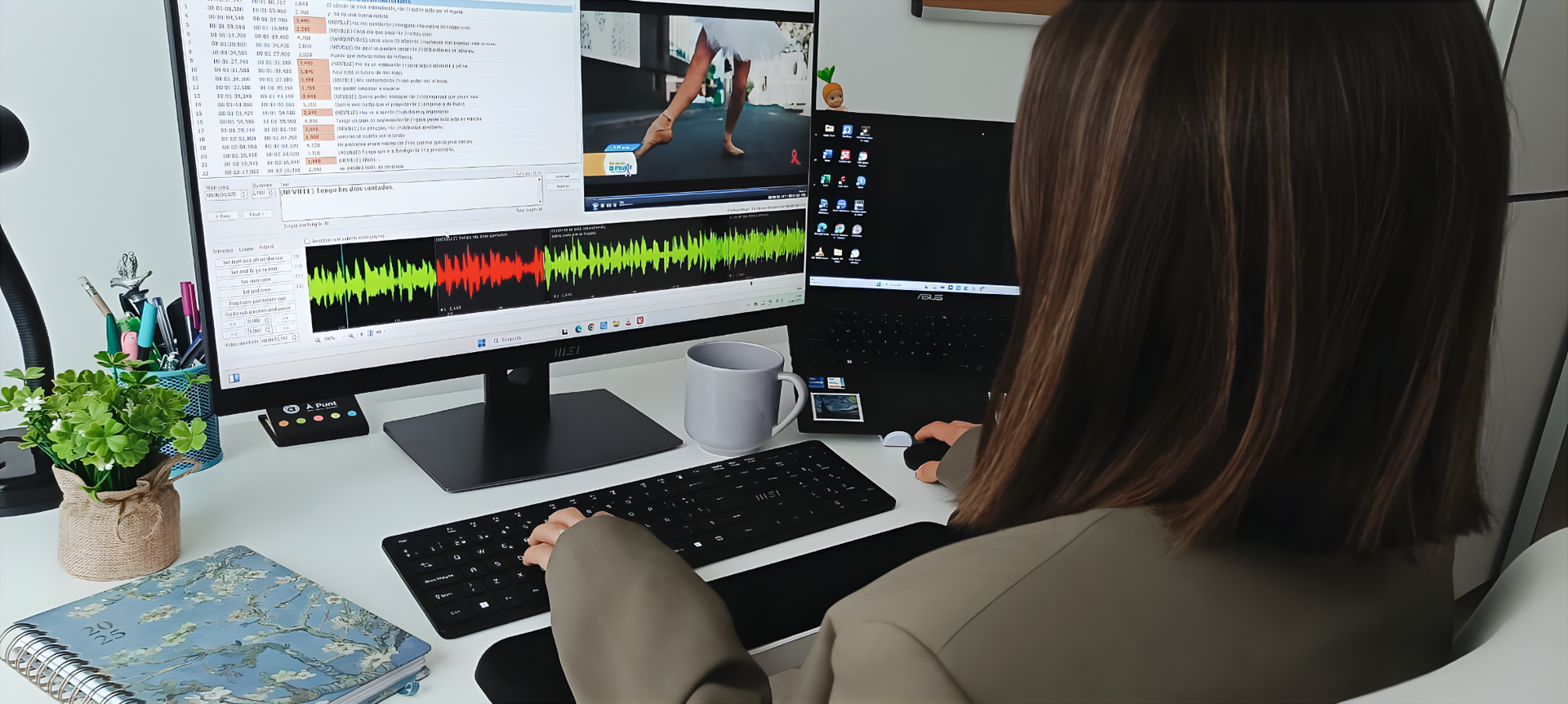 Servicio de transcripción audiovisual de audio y vídeo a texto en Valencia