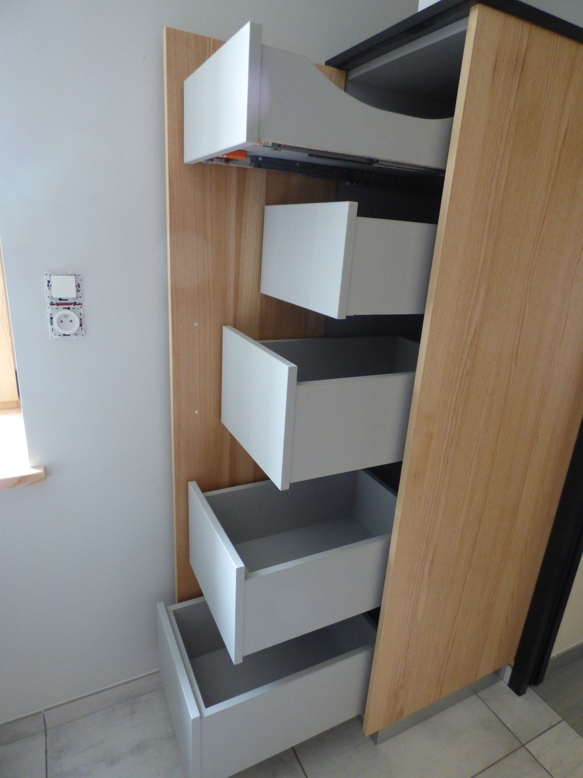 Cuisine bois blanche