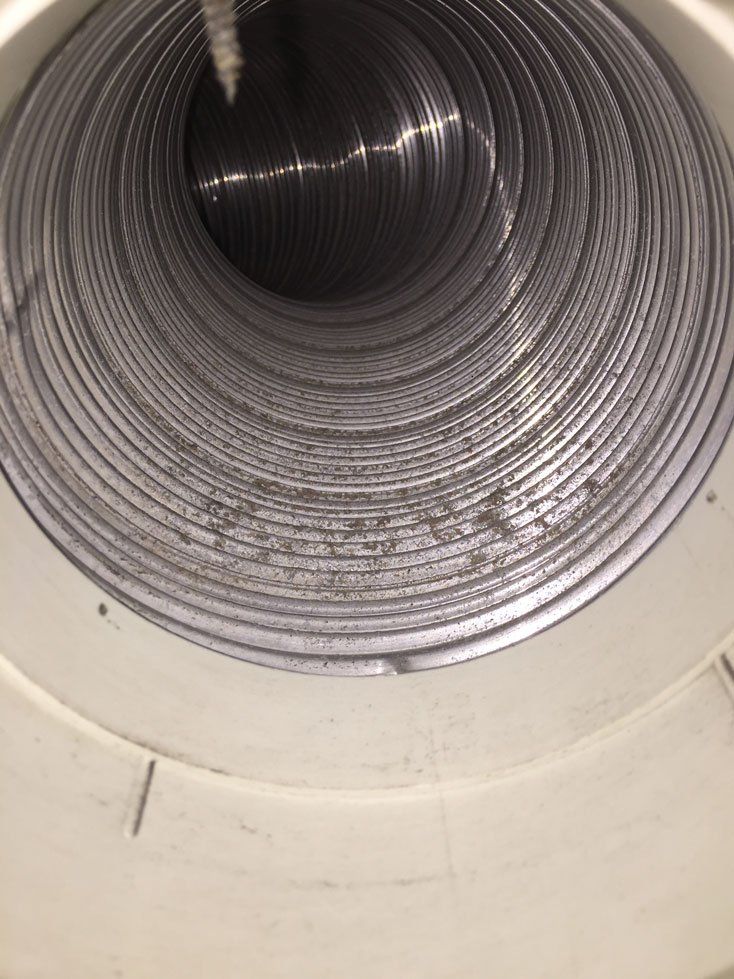 conduit vmc après nettoyage