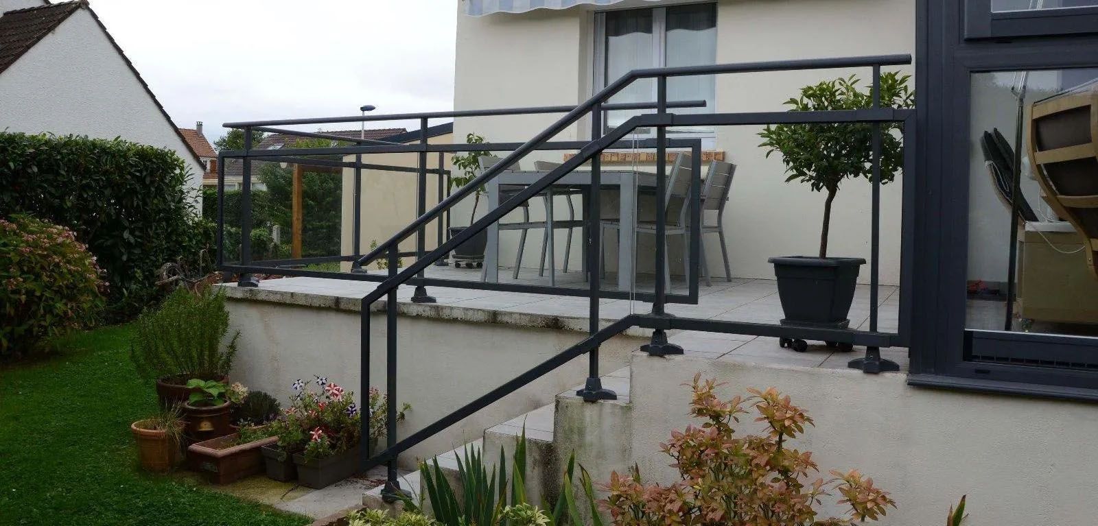 Garde-corps d'escalier réalisé par Saforge