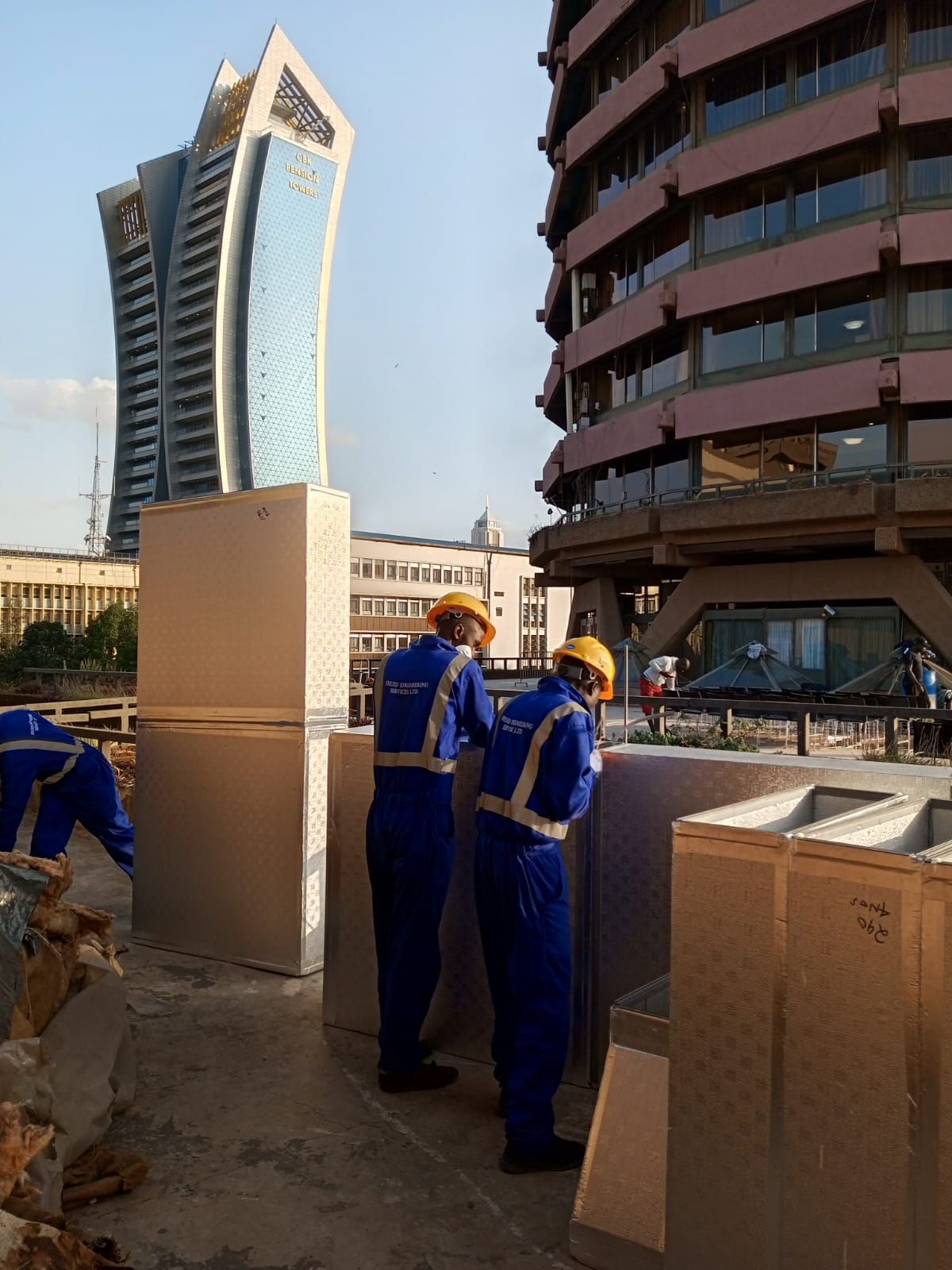 KICC chiller and lift upgrade photos
