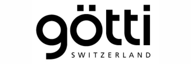 Götti Switzerland Logo in schwarzer Schrift auf weißem Hintergrund