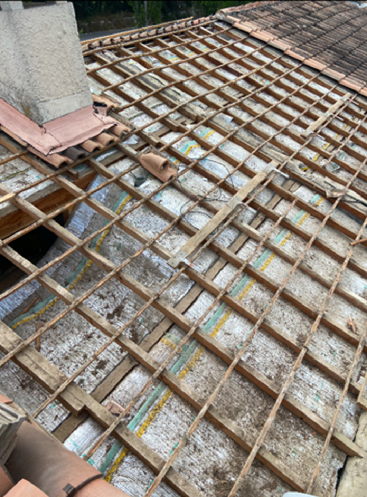 Une toiture sans tuiles