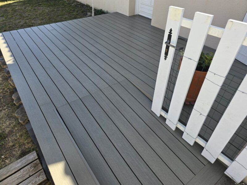 Petite terrasse en bois