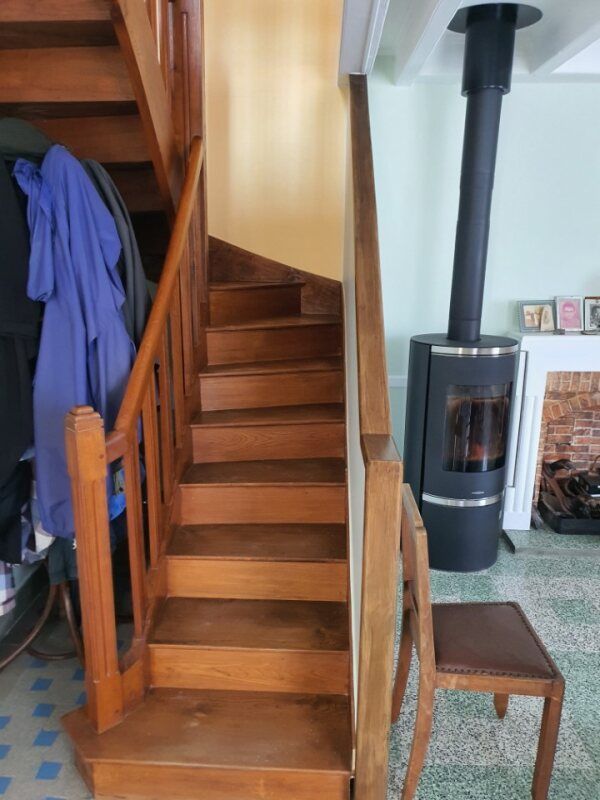 Escalier en bois