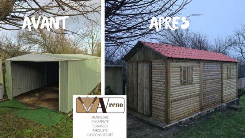 Avant après d'un cabanon