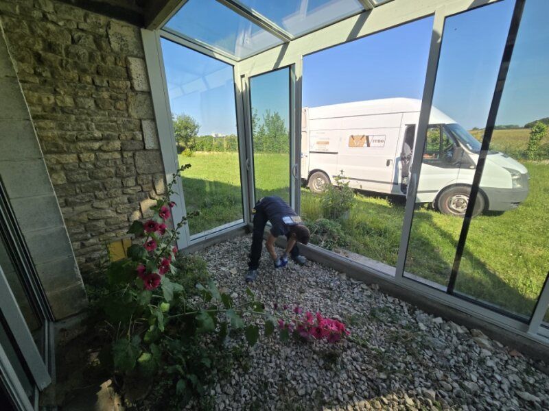 Intérieur d'une véranda