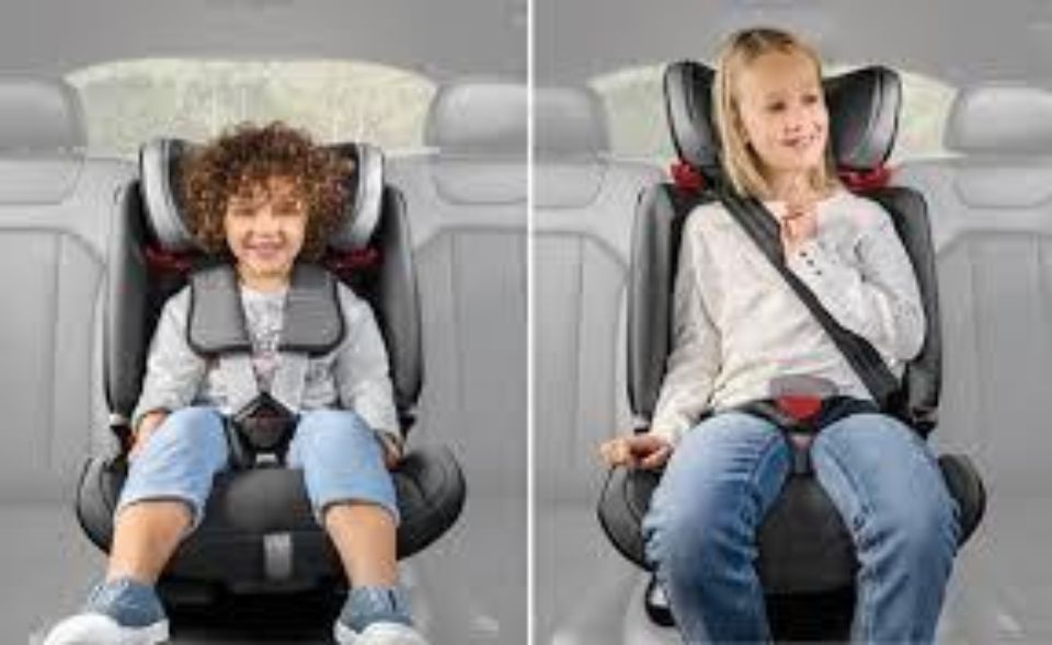 der Kindersitz wächst mit