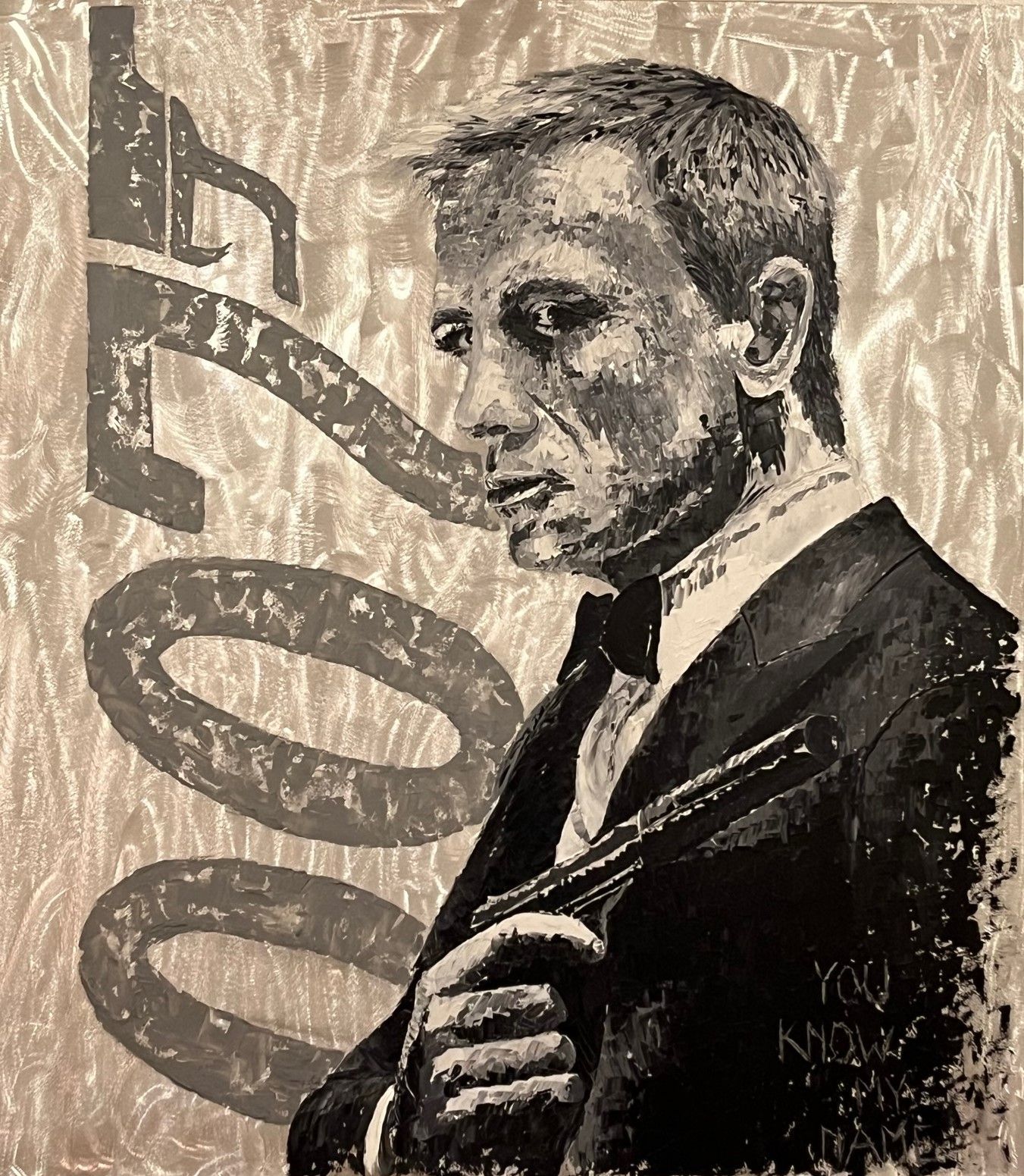 Gemälde James Bond 007 von adiart.tierportraits