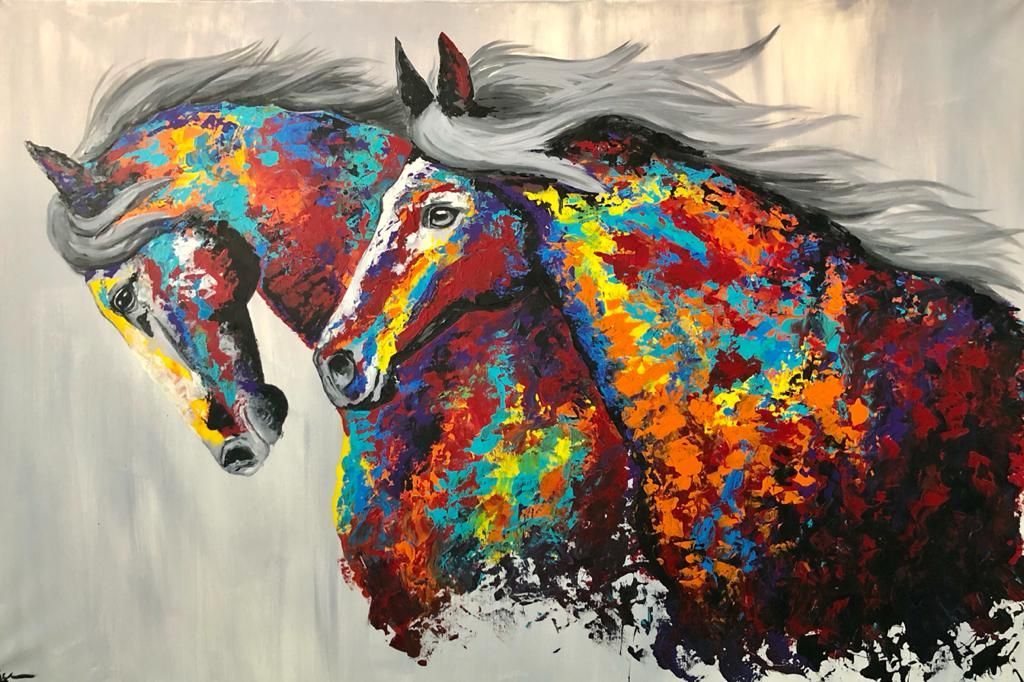 Gemälde Pferde von adiart.tierportraits