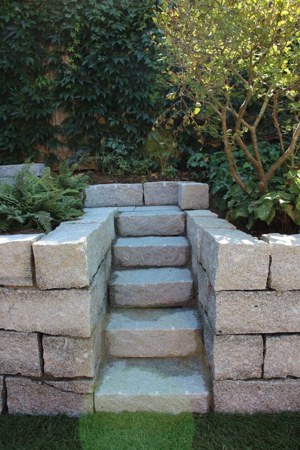 De Mattia Gartenbau – Garten mit Mauer