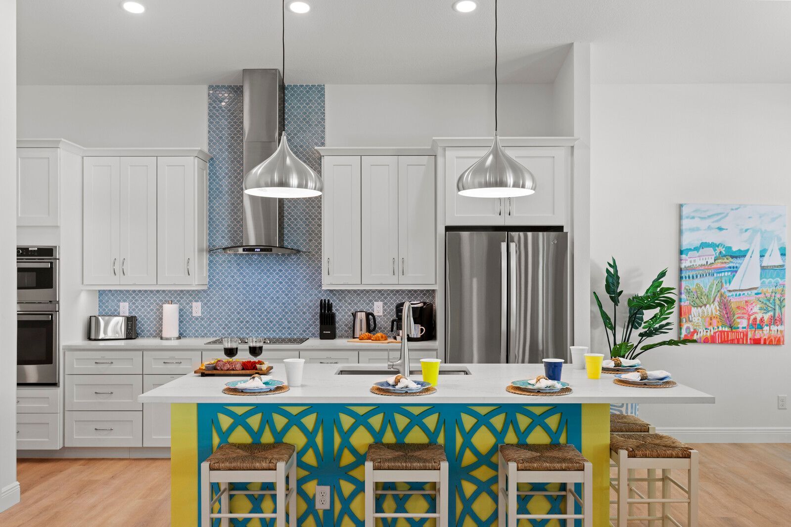 Luxury Bradenton Florida vacation rental with private heated pool, splash pad, and playground for kids