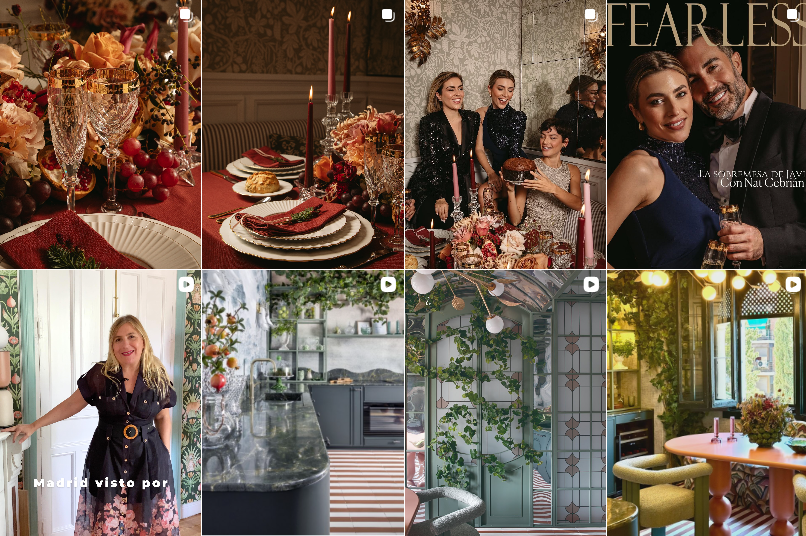 Herramientas cubiertas con pintura blanca