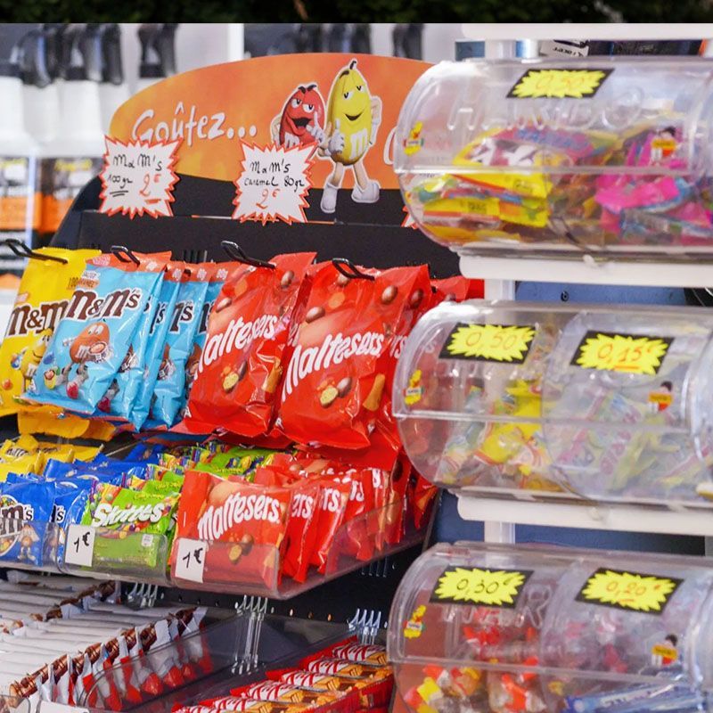 Le magasin de la Station de la Vallée Verte, zoom sur le rayon snacks