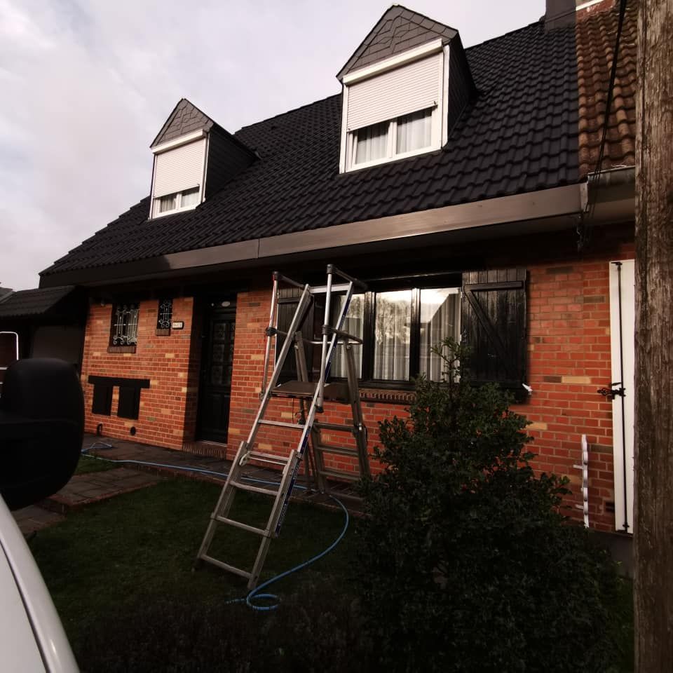 Installation de chéneau